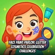 Face Paint Parlor: Glitter Cosmetics Celebration Challenges - Party Mode game