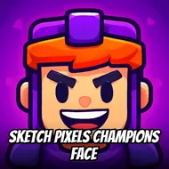 Sketch Pixels Champions Face - Pixel Artist game